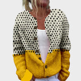 Madalena - Podzimní květinový cardigan