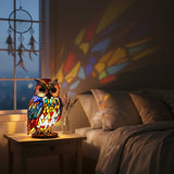 Mocho - Lampa ve vitráži