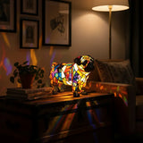 Pug - Lampa ve vitráži