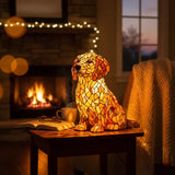 Labrador - Lampa ve vitráži