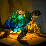 Turtle - Lampa ve vitráži