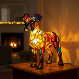 Boxer - Lampa ve vitráži