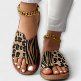 Tareyja - Bicolor sandály s leopardím vzorem