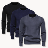 João - Svetr Tricô Patchwork
