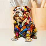 Bulldog - Lampa ve vitráži