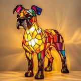 Boxer - Lampa ve vitráži