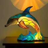 Golfinho - Lampa ve vitráži