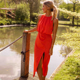 Line - Elegantní Midi Šaty