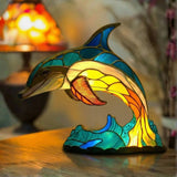 Golfinho - Lampa ve vitráži