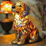 Labrador - Lampa ve vitráži