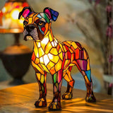 Boxer - Lampa ve vitráži