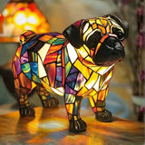 Pug - Lampa ve vitráži