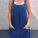 Irís - Casual Denim Šaty na Ramínka
